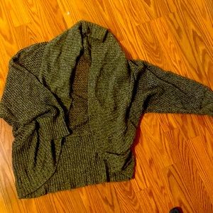 3/4 length sleeve cardigan sweater